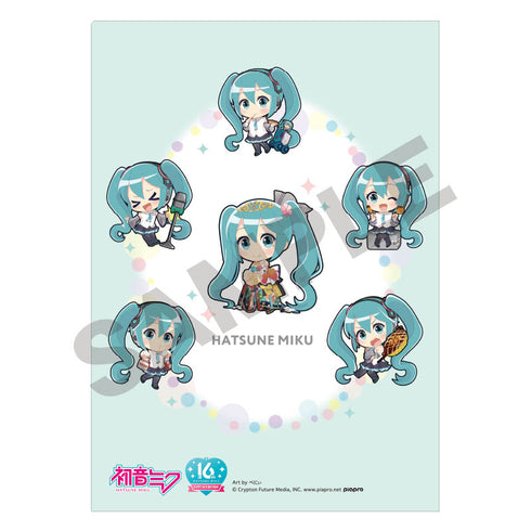 『初音ミク』シングルクリアファイル ミニキャラ ミント