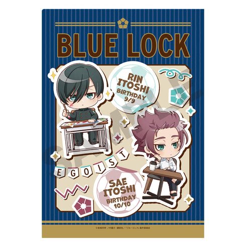 『ブルーロック』シングルクリアファイル ブルー ぷちクラ