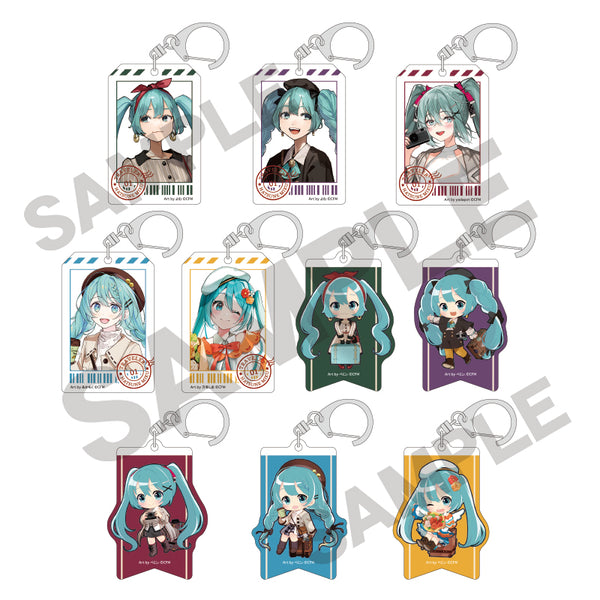 『初音ミク』トレーディングアクリルキーホルダー 旅行 BOX
