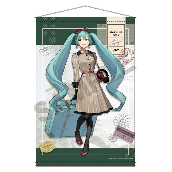『初音ミク』B2タペストリー グリーン