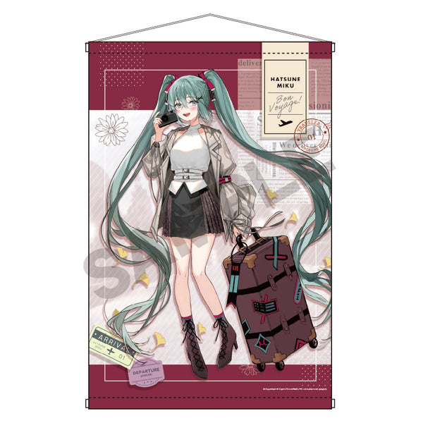 『初音ミク』B2タペストリー レッド