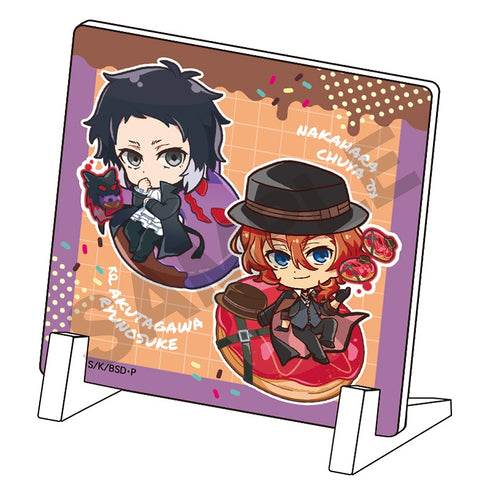 『文豪ストレイドッグス』ミニアクリルパネル 芥川龍之介_中原中也 きゃらペコドーナツ