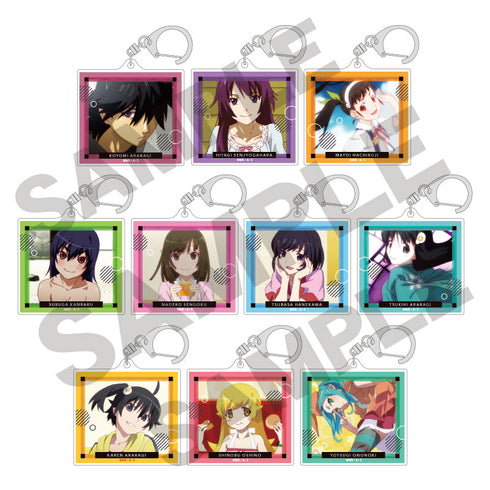 『物語シリーズ』トレーディングアクリルキーホルダー