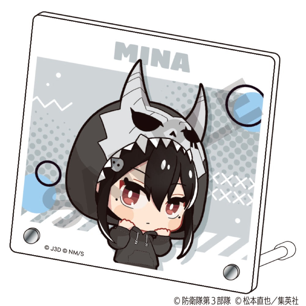 怪獣8号 中古 亜白ミナ パーカー】怪獣8号 亜白ミナ アクリルブロック