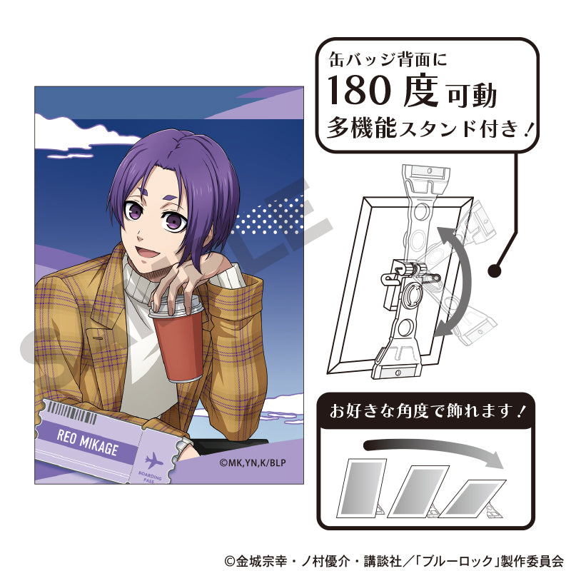 ブルーロック』アート缶バッジ 御影玲王 旅行 - Anime Store.JP