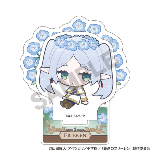 "Freiren of the Funeral" Diorama Acrylic Stand: Freiren, Aotsukisou, Chimaniwa