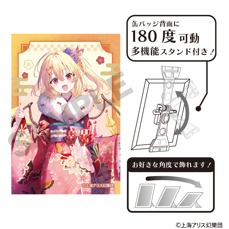 東方Project フランドール・スカーレット 初詣 缶バッジ 東方Project』アート缶バッジ フランドール・スカーレット 博麗