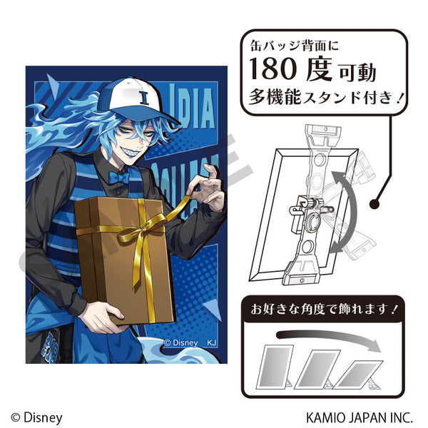『ディズニー ツイステッドワンダーランド』アート缶バッジ イデア・シュラウド ユニオンバースデー