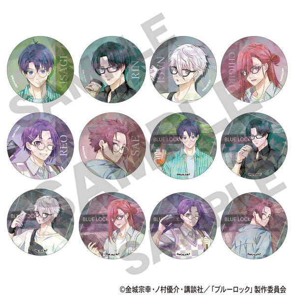 『ブルーロック』トレーディングホログラム缶バッジ 休日メガネ ニュアンスカラー【BOX】