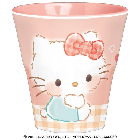 《三丽鸥角色》美耐皿杯/凯蒂猫_绵密拿铁【202607再版】