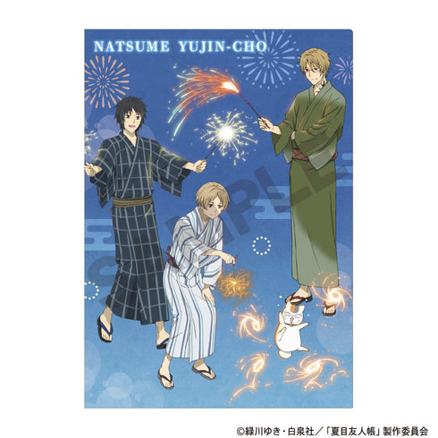 『夏目友人帳』シングルクリアファイル 花火 縦