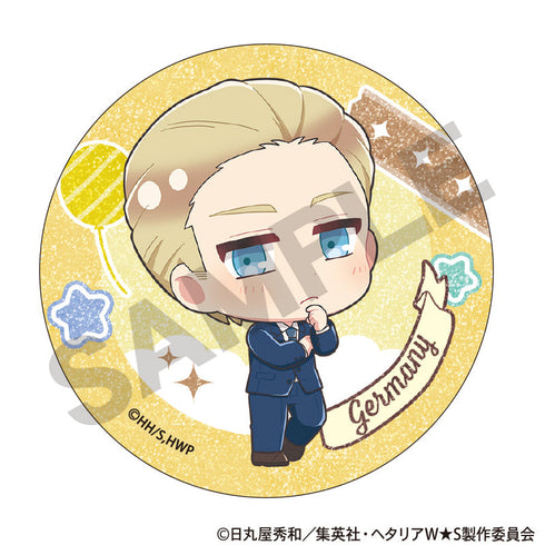 『ヘタリア World★Stars』トレーディンググリッター缶バッジ ちまにわ【BOX】【202511再販】
