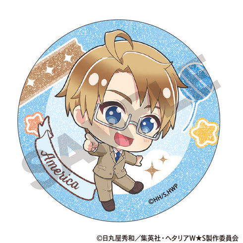 『ヘタリア World★Stars』トレーディンググリッター缶バッジ ちまにわ【BOX】【202511再販】