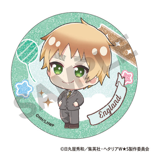 『ヘタリア World★Stars』トレーディンググリッター缶バッジ ちまにわ【BOX】【202511再販】