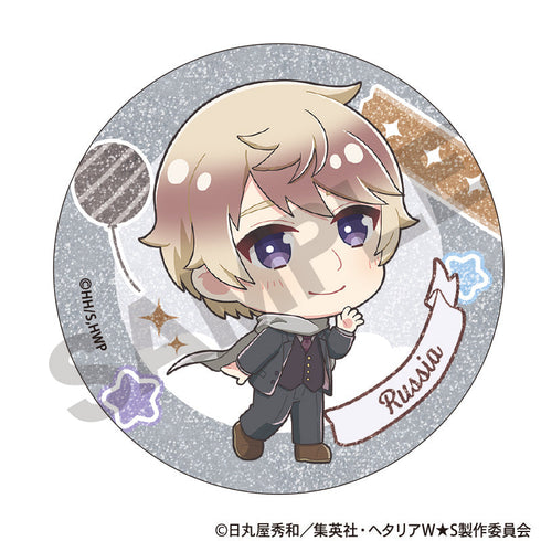 『ヘタリア World★Stars』トレーディンググリッター缶バッジ ちまにわ【BOX】【202511再販】