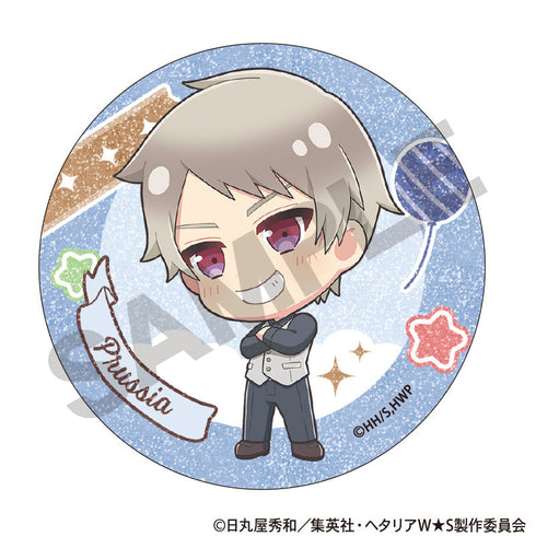 『ヘタリア World★Stars』トレーディンググリッター缶バッジ ちまにわ【BOX】【202511再販】