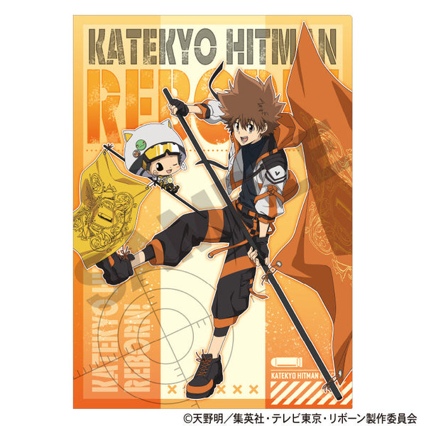 『家庭教師ヒットマンREBORN!』シングルクリアファイル リボーン&沢田綱吉 フラッグ