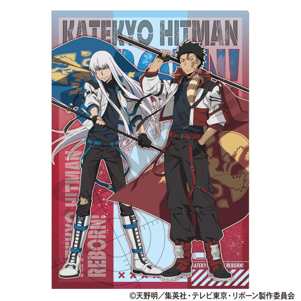 『家庭教師ヒットマンREBORN!』シングルクリアファイル XANXUS&S・スクアーロ フラッグ