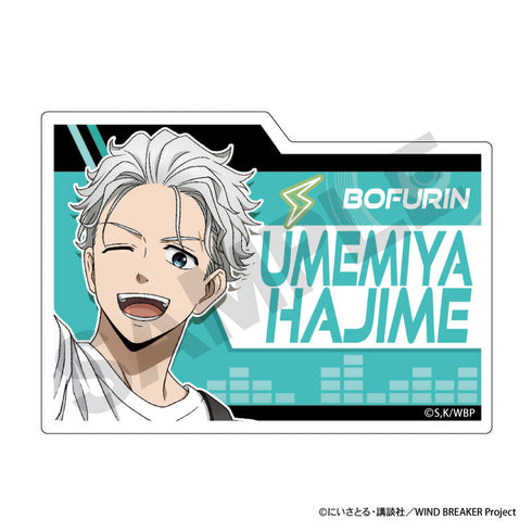 『WIND BREAKER』アクリルネームバッジ 梅宮一 バンド