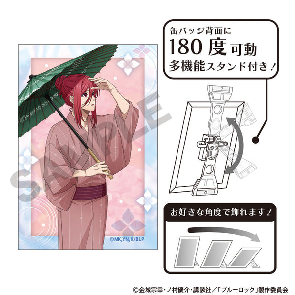 『ブルーロック』アート缶バッジ 千切豹馬 五月雨