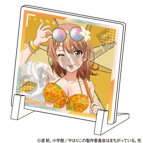 『やはり俺の青春ラブコメはまちがっている。完』ミニアクリルパネル 一色いろは 水着パラソル