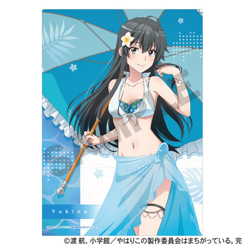 『やはり俺の青春ラブコメはまちがっている。完』シングルクリアファイル 雪ノ下雪乃 水着パラソル
