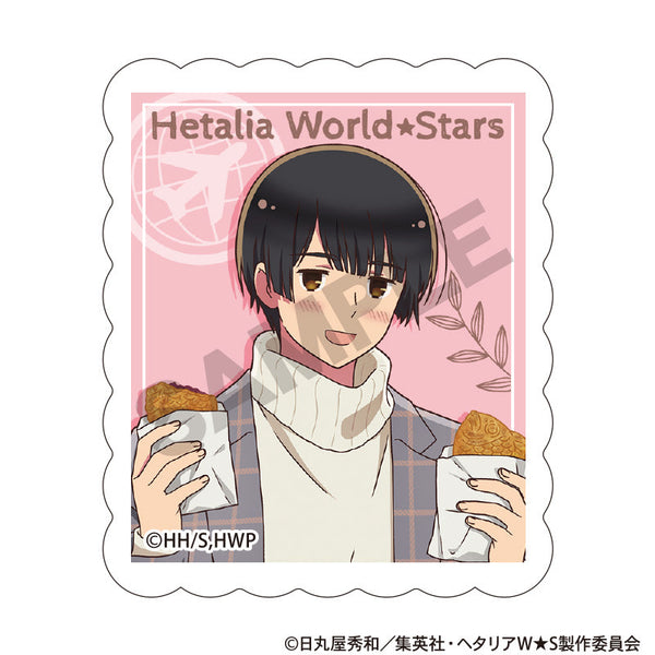 『ヘタリア World★Stars』アクリルマグネット 日本 食べ歩きグルメ