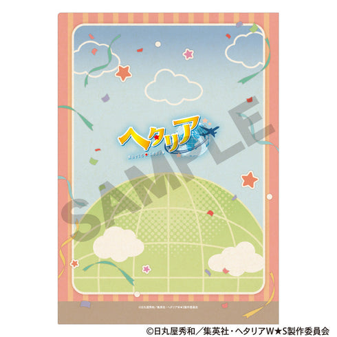 『ヘタリア World★Stars』シングルクリアファイル ピンク 食べ歩きグルメ