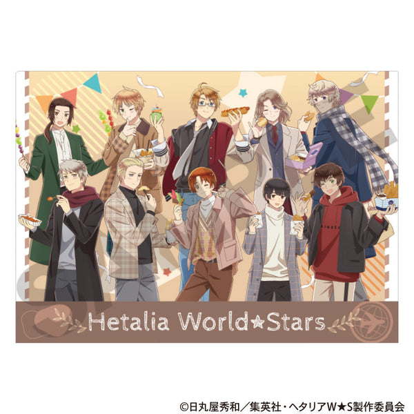 『ヘタリア World★Stars』シングルクリアファイル 集合 食べ歩きグルメ