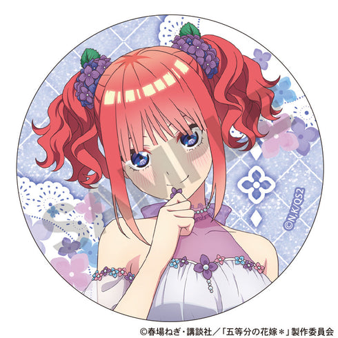 『五等分の花嫁*』トレーディンググリッター缶バッジ 紫陽花ドレス【BOX】