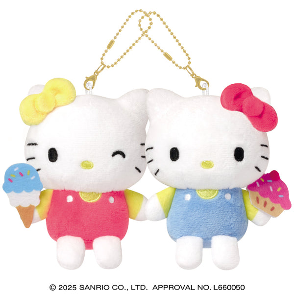 "Sanrio Characters" Large Nico-Nui Keychain / Hello Kitty / Mimi