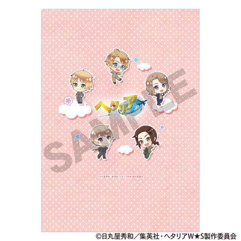 『ヘタリア World★Stars』シングルクリアファイル ピンク ちまにわ