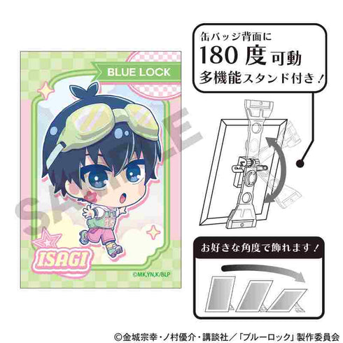 『ブルーロック』アート缶バッジ 潔世一 ゆめかわスポーティ
