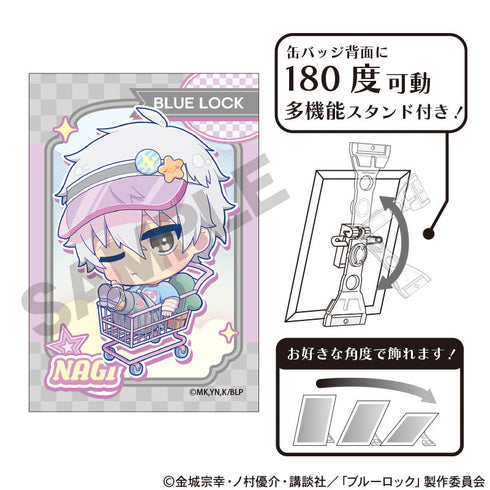 『ブルーロック』アート缶バッジ 凪誠士郎 ゆめかわスポーティ