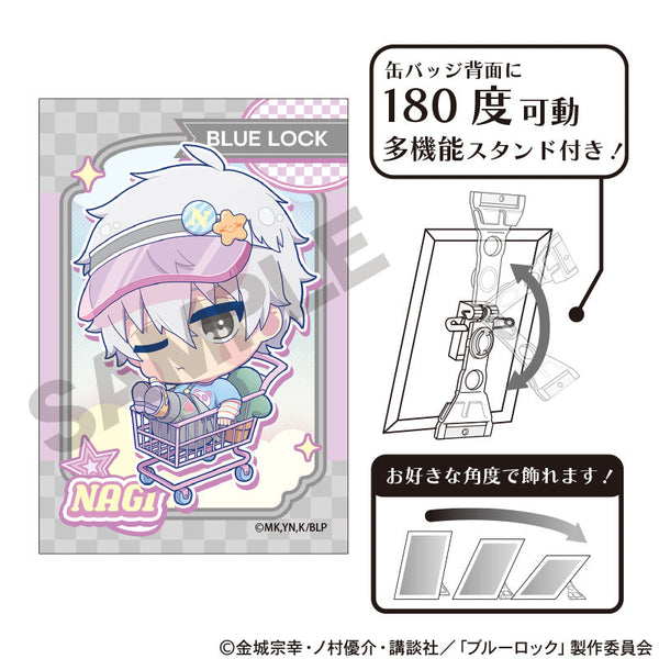 『ブルーロック』アート缶バッジ 凪誠士郎 ゆめかわスポーティ