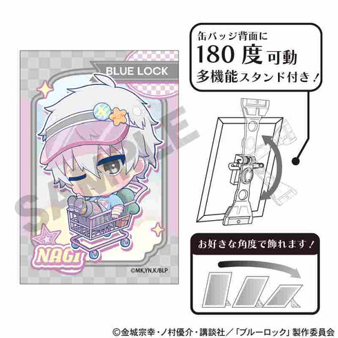 『ブルーロック』アート缶バッジ 凪誠士郎 ゆめかわスポーティ