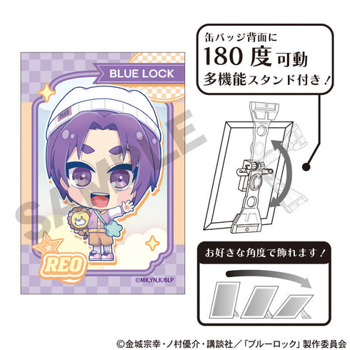 『ブルーロック』アート缶バッジ 御影玲王 ゆめかわスポーティ