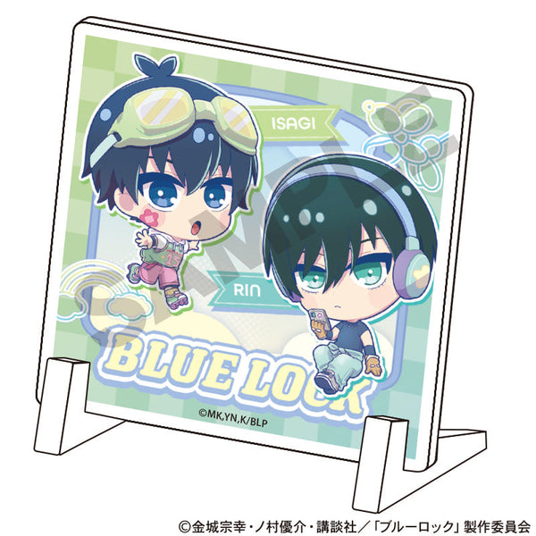 『ブルーロック』ミニアクリルパネル 潔&凛 ゆめかわスポーティ