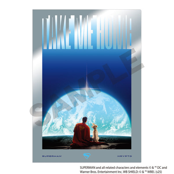 『スーパーマン』メタリッククリアファイル TAKE ME HOME