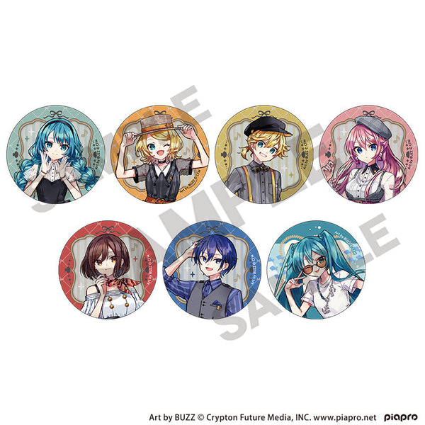 『初音ミク』トレーディンググリッター缶バッジ レトロ☆神戸2025【BOX】