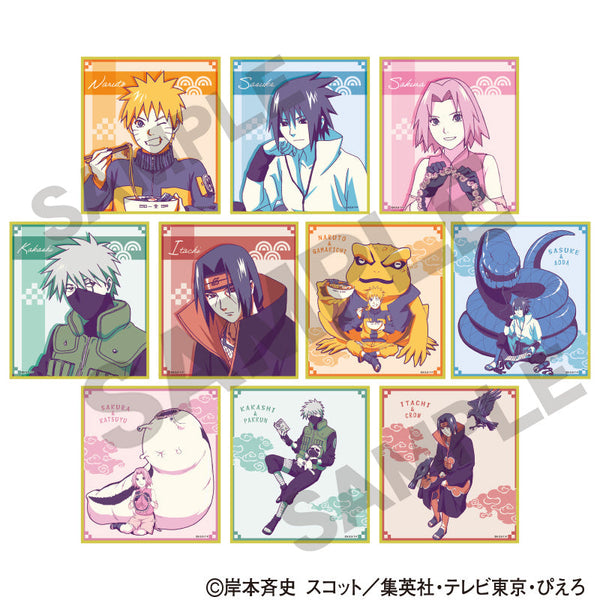 『NARUTO-ナルト- 疾風伝』トレーディングミニ色紙 ひと休み クラパレット【BOX】