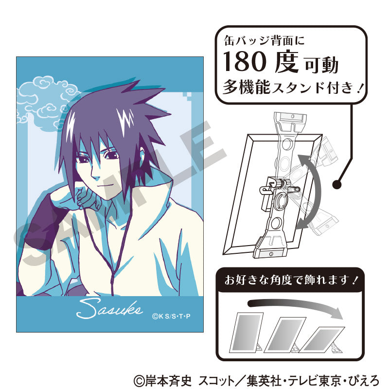NARUTO THE LAST 缶バッジ うちはサスケ 描き下ろし うちはサスケ 65mm缶バッジ [NARUTO-ナルト- 疾風伝