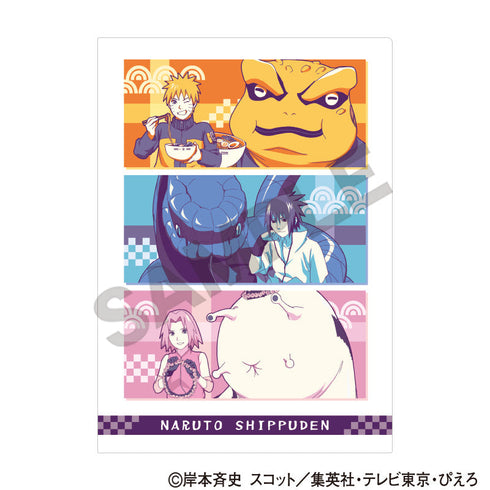 『NARUTO-ナルト- 疾風伝』シングルクリアファイル ナルト/サスケ/サクラ ひと休み クラパレット
