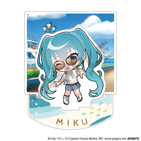 『初音ミク』ジオラマアクリルスタンド 初音ミク マリン☆神戸2025 ミニキャラ