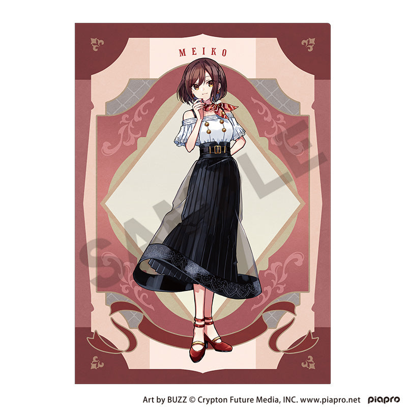 クリアファイル MEIKO 予約商品】Anniversary/Birthdayカードイラスト クリアファイル