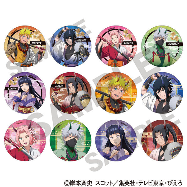 『NARUTO』トレーディンググリッター缶バッジ 鬼【BOX】