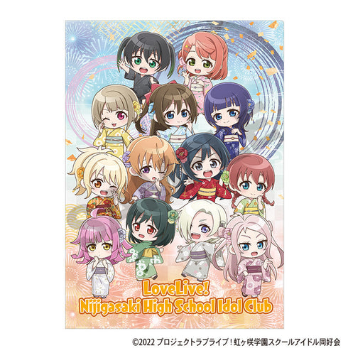 『ラブライブ!虹ヶ咲学園スクールアイドル同好会』シングルクリアファイル 夏祭り2025 ミニキャラ