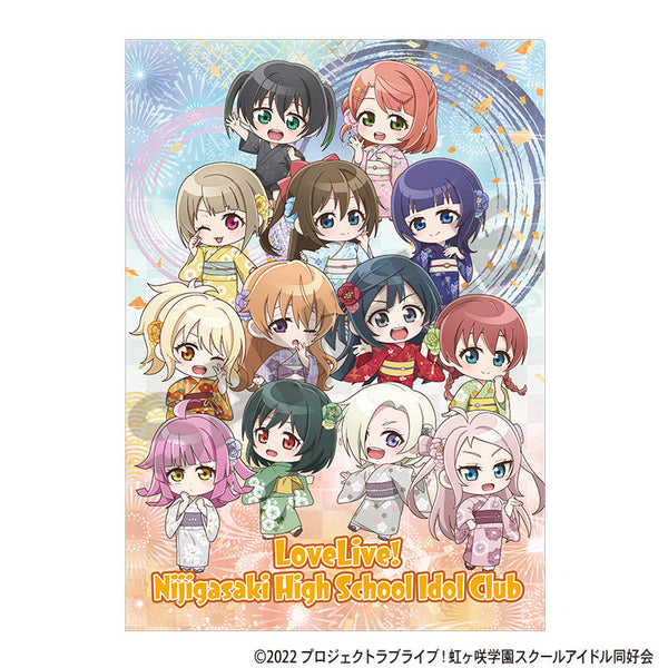 『ラブライブ!虹ヶ咲学園スクールアイドル同好会』シングルクリアファイル 夏祭り2025 ミニキャラ