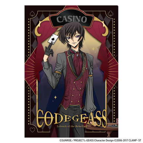《Code Geass 反叛的鲁路修》单张透明文件夹 鲁路修 赌场A