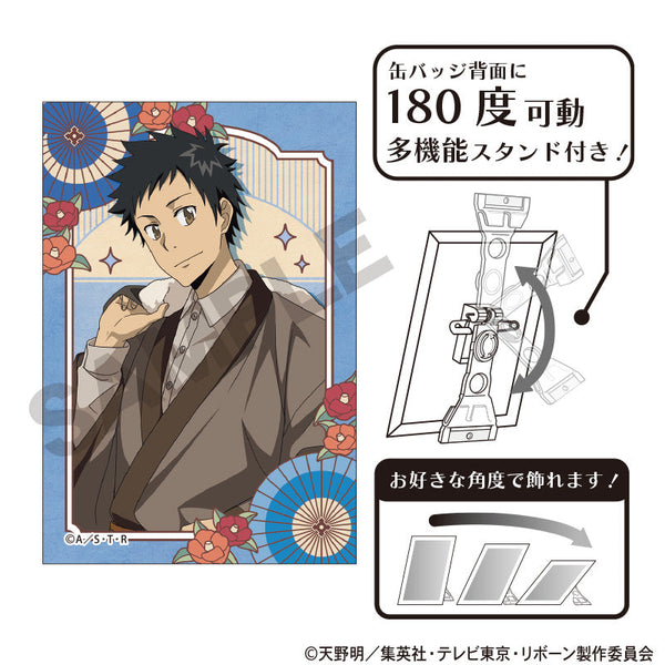 『家庭教師ヒットマンREBORN!』アート缶バッジ 山本武 レトロコーデ